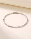 Tennisarmband Nora, 925 Sterlingsilber, auf Ivory